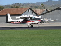 N5343B @ SZP - 1956 Cessna 182, Continental O-470-S 230 Hp, first year of production, landing Rwy 04 - by Doug Robertson