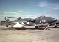 XN651 @ EGQS - Sea Vixen FAW.2 of 890 Squadron at the 1971 RNAS Lossiemouth Open Day. - by Peter Nicholson
