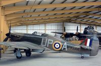 G-AWLW - The Strathallan Collection Hurricane G-AWLW seen hangered at the 1977 Open Day. - by Peter Nicholson