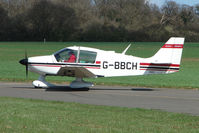 G-BBCH @ EGBT - Robin 400 about to depart from Turweston - by Terry Fletcher