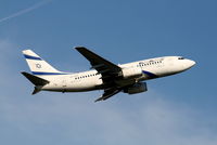 4X-EKE @ EBBR - taking off from rwy 07R - by Daniel Vanderauwera