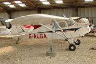 G-ALGA @ EGTN - Piper PA-15 at Enstone North - by Terry Fletcher