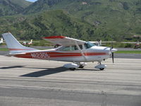 N123DL @ SZP - 1969 Cessna 182M SKYLANE, Continental O-470-S 230 Hp, taxi to Rwy 04 - by Doug Robertson