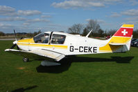 G-CEKE - Robin DR400/180 at Enstone South - by Terry Fletcher