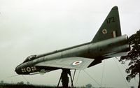XM172 @ COLTISHALL - Lightning F.1A XM 172 was a gate guardian at RAF Coltishall 1966 to 1988. - by Peter Nicholson