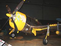 45-49167 @ FFO - 1945 Republic P-47D Bubble Canopy version painted up as 44-33287 on display at the USAF Museum in Dayton, Ohio. - by Bob Simmermon