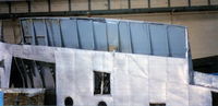 MK356 @ EGUD - UNDERSIDE OF RIGHT WING SHOWING WERE THE FLAP LOCATES.RAF ABINGDON EARLY 90'SS - by BIKE PILOT