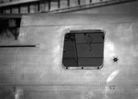 MK356 @ EGUD - LEFT REAR FUSELAGE SHOWING ACCESS TO RADIO COMPARTMENT.RAF ABINGDON EARLY 90'S - by BIKE PILOT