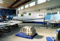 MK356 @ EGUD - MK356 STRIPED DOWN AWAITING RE-BUILD FOR RAF BATTLE OF BRITAIN MEMORIAL FLIGHT.RAF ABINGDON EARLY 90'S - by BIKE PILOT