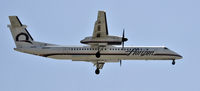 N403QX @ KLAX - Landing 24R at LAX