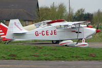 G-CEJE @ EGCF - Wittman Tailwind at Sandtoft - by Terry Fletcher
