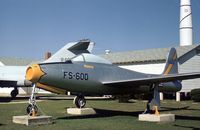 46-600 @ SKF - F-84B Thunderjet in the USAF History & Traditions Museum at Lackland AFB in 1978. - by Peter Nicholson