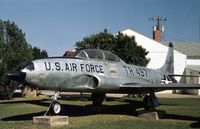 52-9497 @ SKF - Now at Dover AFB, in 1978 this Shooting Star was in the USAF History & Traditions Museum at Lackland AFB. - by Peter Nicholson