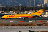 N784DH @ LAX - DHL (ASTAR Air Cargo) N784DH (FLT ER2964) from Wilmington (KILN) exitting RWY 25R after landing.