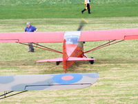 G-AJAE @ EGBO - part of the Auster display - by Chris Hall