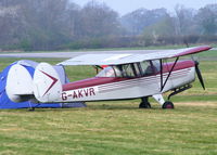 G-AKVR @ EGBO - part of the Auster display - by Chris Hall