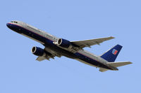 N580UA @ KLAX - Departing LAX on 25R - by Todd Royer