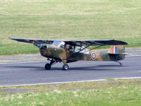 G-AKSY @ EGBO - arriving at the Easter Wings and Wheels Charity fly in, at Halfpenny Green - by Chris Hall