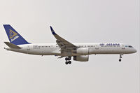 P4-EAS @ EDDF - Air Astana B757-200, short final at EDDF
