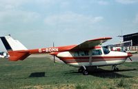 G-BDMN @ GLO - Cessna 337 Super Skymaster at Staverton in the Summer of 1976. - by Peter Nicholson