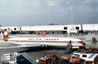 G-ARJK @ EGCC - Comet 4B of Dan-Air at Manchester in February 1974. - by Peter Nicholson