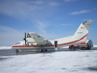 N177RA @ CYYR - U S Army.... DHC-7-102  Parked Woodward Aviation FBO, Goose Airport NL.