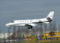 G-XLGB @ EGSC - Landing at Cambridge - by Andy.Parsons