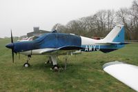 G-AWYJ @ EGHP - Taken at Popham Airfield, England on a gloomy April Sunday (12/04/09) - by Steve Staunton