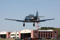 N43NA @ 42VA - 1943 North American SNJ-4 N43NA landing on RWY 29.