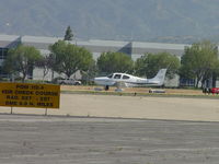 N359S @ POC - Starting to roll on 26L at Brackett - by Helicopterfriend