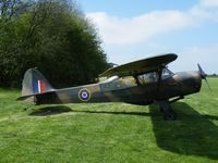 G-ANHS - Auster marked as MT197 at Spanhoe - by Simon Palmer