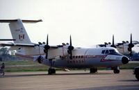 132001 @ MHZ - DHC-7 of 412 Squadron Canadian Armed Forces at the 1984 RAF Mildenhall Air Fete. - by Peter Nicholson