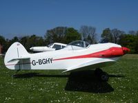 G-BGHY @ EGCL - Taylor Monoplane visiting Fenland - by Simon Palmer