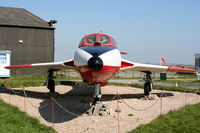 XL618 @ EGCK - Hawker Hunter T.7 at Caernarfon Airworld - by Chris Hall