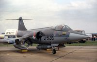 D-8138 @ MHZ - Royal Netherlands Air Force RF-104G Starfighter of 306 Squadron, complete with Orpheus reconnaissance pod, at the 1980 RAF Mildenhall Air Fete. - by Peter Nicholson