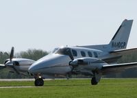 N440CP @ DTN - Taxiing to runway 14 on taxiway Foxtrot at the Shreveport Downtown airport. - by paulp