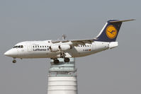 D-AVRI @ LOWW - Lufthansa Bae146 - by Andy Graf-VAP