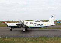 N31008 @ EGLK - VISITING SARATOGA TAXYING PAST THE CAFE - by BIKE PILOT