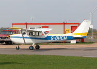 G-BHCM @ EGLK - VISITING A/C GOING PAST THE PUMPS - by BIKE PILOT