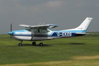 G-EKOS @ EGSV - Visiting AIrcraft - by keith sowter