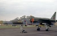 XX143 @ EGQS - Jaguar T.2 of 226 Operational Conversion Unit at the 1977 RAF Lossiemouth Open Day. - by Peter Nicholson