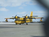 C-GOFR @ CYYR - Parked in front of Woodward Aviation FBO Goose Airport NL. April 26/09