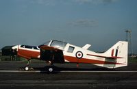 XX662 @ EGQS - Bulldog T.1 of Aberdeen University Air Squadron at the 1977 RAF Lossiemouth Open Day. - by Peter Nicholson