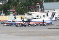 N429AT @ TNCM - park at the  tncm ramp - by daniel jef