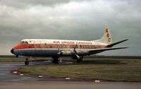 G-BBDK @ EMA - Viscount 808C of Air Bridge Carriers based at East Midlands Airport in May 1979. - by Peter Nicholson