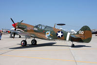 N1232N @ LFI - 1943 Curtiss Wright P-40N NX1232N from The American Airpower Museum in Farmingdale, NY on static display at Airpower Over Hampton Roads 2009. - by Dean Heald