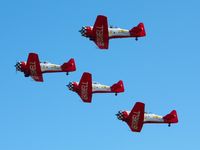 N3267G @ LAL - Aeroshell Team #1=N3267G, 2=N791MH, 3=N7462C, 5=N991GM at Sun N Fun 2009. - by Bob Simmermon