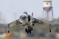N94422 @ LFI - Art Nalls in the only civilian-registered 1979 British Aerospace Sea Harrier FA.2 N94422 performing a vertical takeoff maneuver. - by Dean Heald