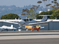 N118GM @ KSMO - N118GM arriving on RWY 21 - by Torsten Hoff