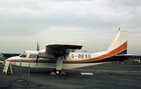 G-BESG @ FAB - Britten-Norman's development Islander was on display at the 1978 Farnborough Airshow. - by Peter Nicholson
